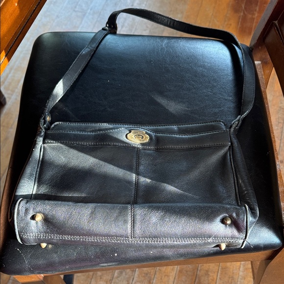 Black Leather Men's Bag